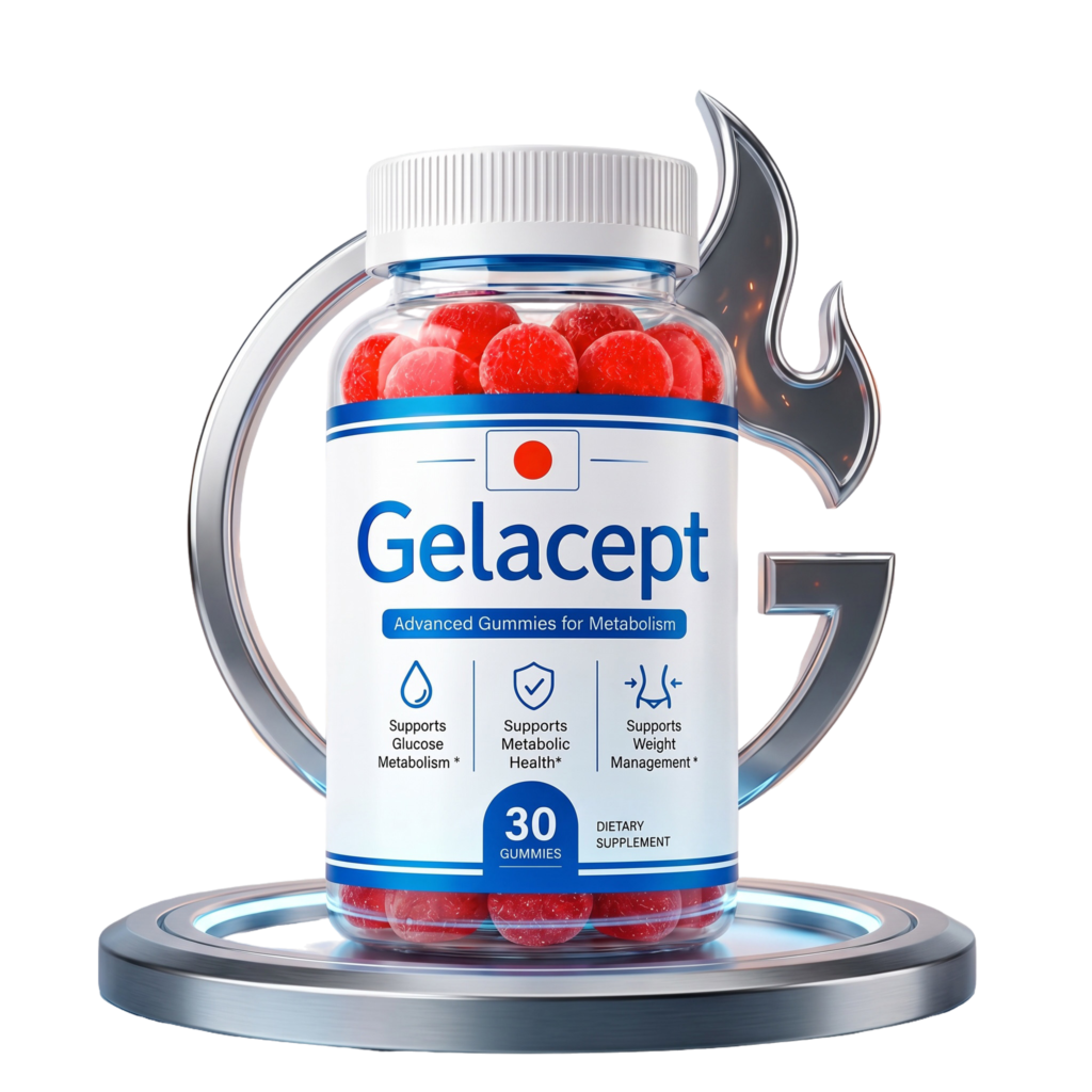 Gelacept blood sugar and metabolism support gummies bottle
